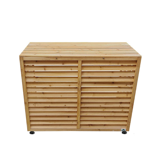 Cache Climatiseur en Bois – Élégance, Protection et Silence